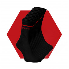 Basic Black and Red Wantee zokni 10-es csomagolás