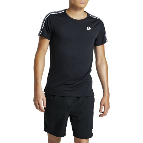 Póló Björn Borg Tomlin Tee Black Beauty fekete Póló Björn Borg Tomlin Tee Black Beauty fekete