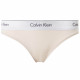 Calvin Klein Női Bugyi MC Metallic-Bikini Bézs