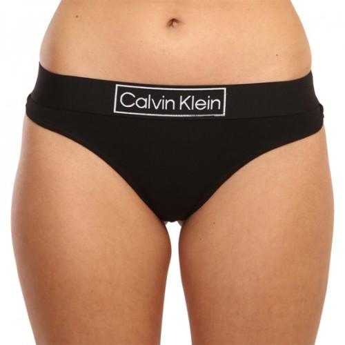 Női Tanga Calvin Klein Reimagined Heritage Thong Fekete Női Tanga Calvin Klein Reimagined Heritage Thong Fekete