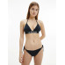 Női fürdőruha Triangle Bikini Top Calvin Klein Intense Power fekete
