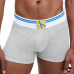 Férfi boxeralsó Calvin Klein CK ONE Yellow Logo szürke 