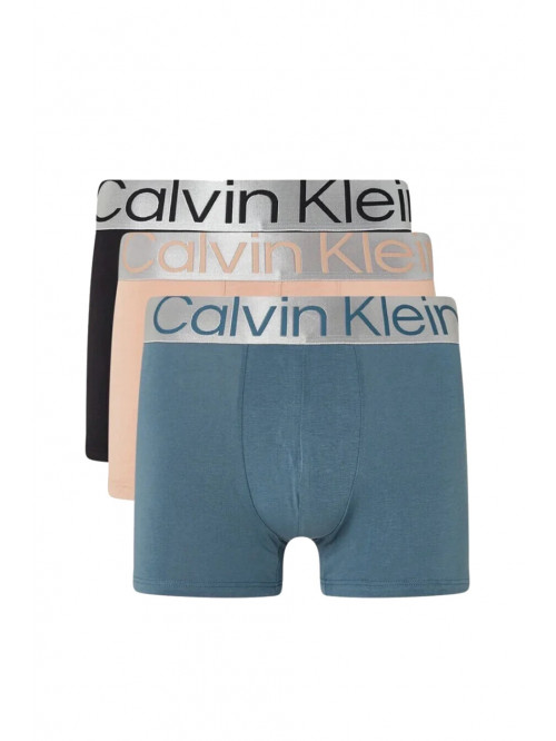 Férfi Calvin Klein CKR Steel Cotton-Trunk Boxeralsó Többszínű 3-pack