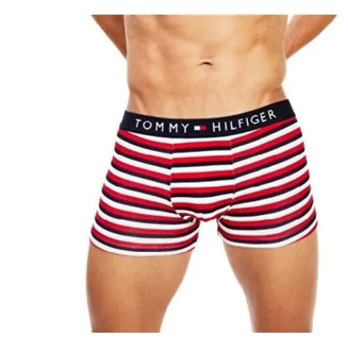 Férfi boxeralsó Tommy Hilfiger All-Over Print Cotton Trunks csíkos Férfi boxeralsó Tommy Hilfiger All-Over Print Cotton Trunks csíkos