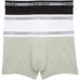 Férfi boxeralsók Calvin Klein Cooling Trunk fehér, szürke, fekete 3-pack 