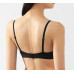 Női melltartó  Calvin Klein Unlined Triangle fekete 