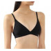 Női melltartó  Calvin Klein Unlined Triangle fekete 