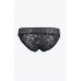 Női Bugyi Calvin Klein Wildflower-Bikini Fekete