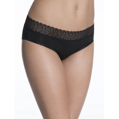 Női alsónemű Calvin Klein Hipster Flirty fekete Női alsónemű Calvin Klein Hipster Flirty fekete