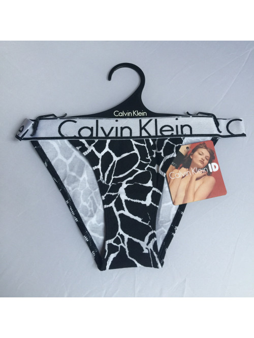 Női alsónemű Calvin Klein ID Cotton fekete-fehér
