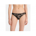 Calvin Klein Női Lily Lace Bikini Alsó - Fekete Csipke