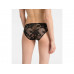 Calvin Klein Női Lily Lace Bikini Alsó - Fekete Csipke