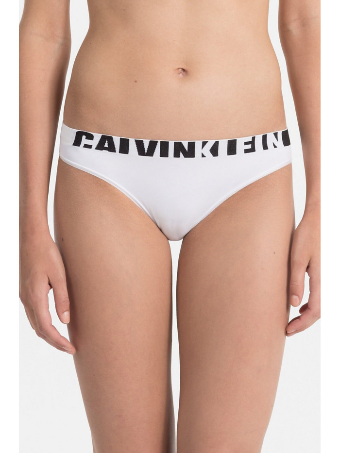 Női alsónemű Calvin Klein Seamless Logo Bikini fehér