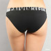 Női alsónemű Calvin Klein Seamless Logo Bikini fekete