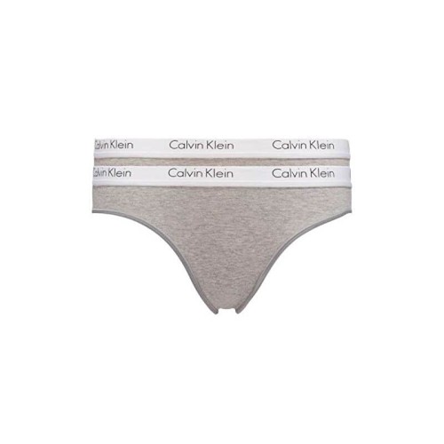 Női alsónemű Calvin Klein One Cotton Bikini szürke 2-pack Női alsónemű Calvin Klein One Cotton Bikini szürke 2-pack