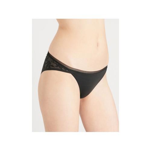Calvin Klein női alsónemű Perfectly Fit Botanical Bikini fekete Calvin Klein női alsónemű Perfectly Fit Botanical Bikini fekete