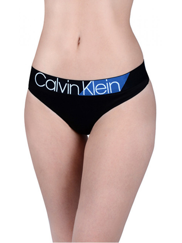 Női tanga alsónemű Calvin Klein Bold Accent fekete