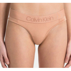 Női tanga Calvin Klein Tonal Logo Thong bézs