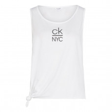 Női ujjatlan póló Calvin Klein Side Knotted Tan...