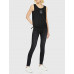 Női ujjatlan póló Calvin Klein Side Knotted Tank fekete