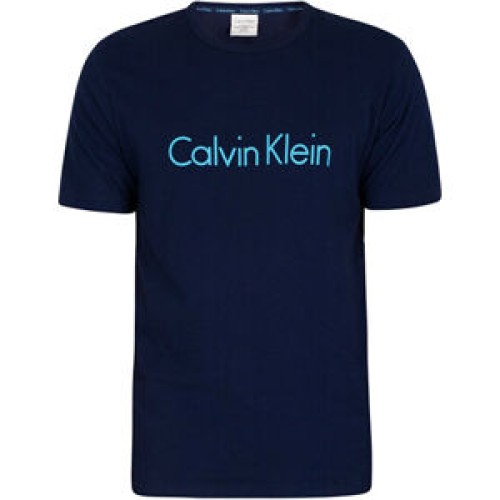 Férfi póló Calvin Klein Comfort Cotton SS Crew Neck kék Férfi póló Calvin Klein Comfort Cotton SS Crew Neck kék