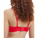 Calvin Klein női melltartó Monolight CTN Holiday-LGHT Lined Triangle piros