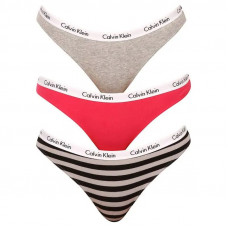 Calvin Klein női Carousel bikini alsó sötétró...