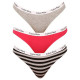 Calvin Klein női Carousel bikini alsó sötétró...
