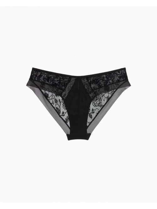 Női Bugyi Calvin Klein Wildflower-Bikini Fekete