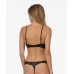 Calvin Klein Női Tanga Black Linear Lace-Thong Fekete