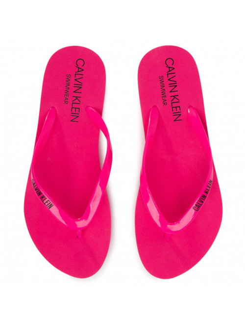 Női strandpapucs Calvin Klein Swimwear rózsaszín