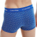 Calvin Klein férfi boxeralsók Cotton Stretch Low Rise Trunk, kék, 3-as csomag