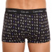 Calvin Klein férfi boxeralsók Cotton Stretch Low Rise Trunk, fehér, levendula, fekete, felirattal 3-as csomag
