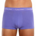 Calvin Klein férfi boxeralsók Cotton Stretch Low Rise Trunk, fehér, levendula, fekete, felirattal 3-as csomag