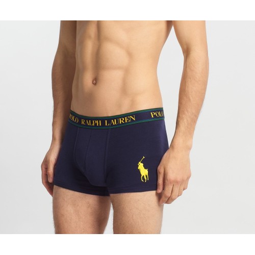 Férfi boxeralsó Polo Ralph Lauren Classic Solid Trunk Stretch Cotton sötétkék Férfi boxeralsó Polo Ralph Lauren Classic Solid Trunk Stretch Cotton sötétkék