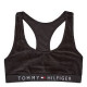 Női Tommy Hilfiger Unlined Bralette Velúr Fekete