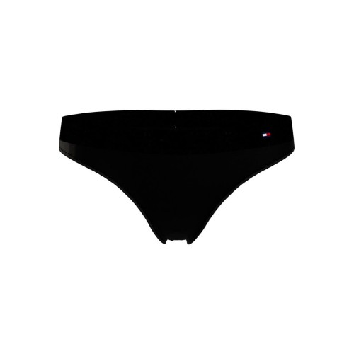 Női Tommy Hilfiger Tonal Logo fekete tanga