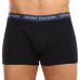 Férfi boxer Tommy Hilfiger Recycled Essentials Trunk 3-pack sötétkék színes csíkokkal