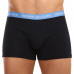Férfi boxer Tommy Hilfiger Recycled Essentials Trunk sötétkék színes csíkokkal 3-pack