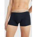 Férfi boxer Tommy Hilfiger Recycled Essentials Trunk WB fekete színes derékpántokkal 3-pack