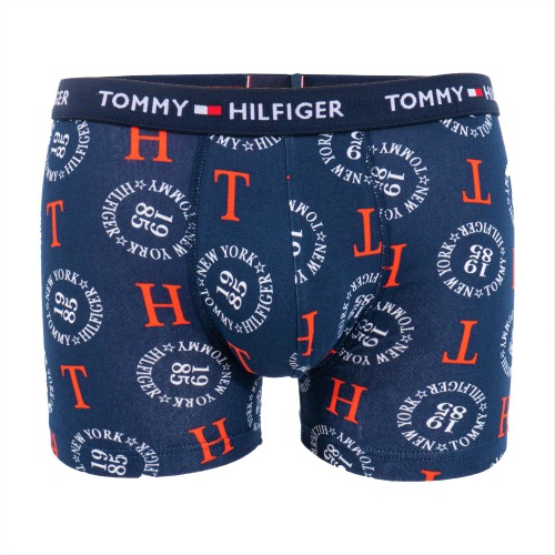 Férfi boxeralsó Tommy Hilfiger All-Over Print Organic Cotton Trunks kék Férfi boxeralsó Tommy Hilfiger All-Over Print Organic Cotton Trunks kék