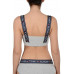 Női sportmelltartó Tommy Hilfiger Grey Heather Bralette szürke 