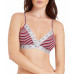 Női melltartó Tommy Hilfiger Triangle Bralette Stripe Multicolor csíkos