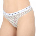 Tommy Hilfiger Női Print Tanga 3-Pack Többszínű - Rózsaszín, Fehér, Fekete