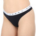 Tommy Hilfiger Női Print Tanga 3-Pack Többszínű - Rózsaszín, Fehér, Fekete