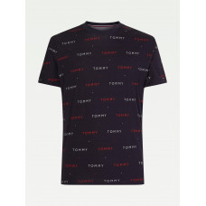 Férfi póló Tommy Hilfiger ALL-OVER EMBROIDERY N...