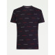 Férfi póló Tommy Hilfiger ALL-OVER EMBROIDERY N...
