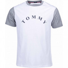 Férfi póló Tommy Hilfiger CN SS Tee Logo fehér