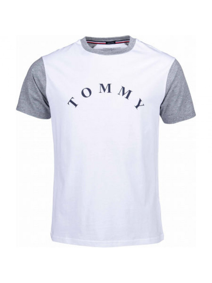 Férfi póló Tommy Hilfiger CN SS Tee Logo fehér