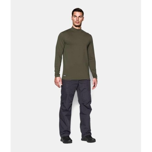 Férfi testhez simuló Under Armour TAC CGI Mock ujjatlan felső katonai zöld Férfi testhez simuló Under Armour TAC CGI Mock ujjatlan felső katonai zöld